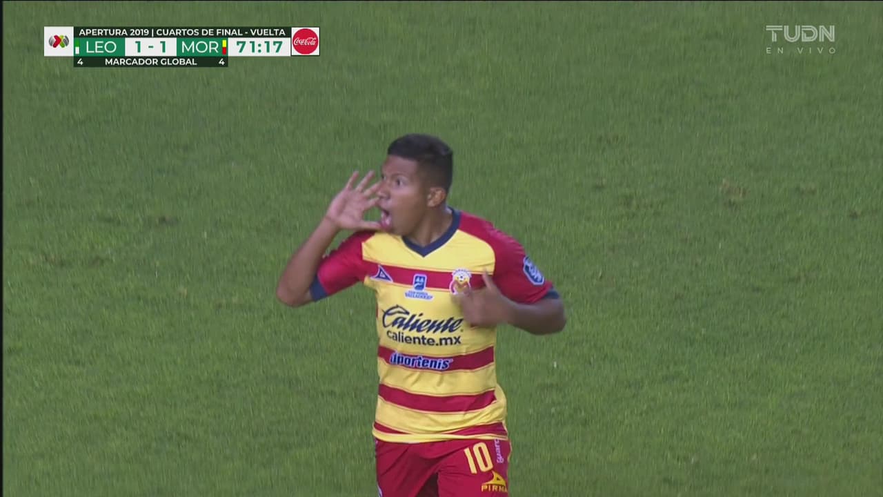 Edison Flores le da suerte a Morelia y le da la vuelta al marcador 2-1