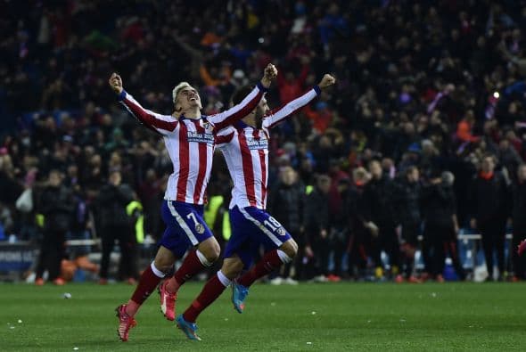 Al final los colchoneros celebraron con todo un partido que tuvo que llegar al límite para tener un ganador.