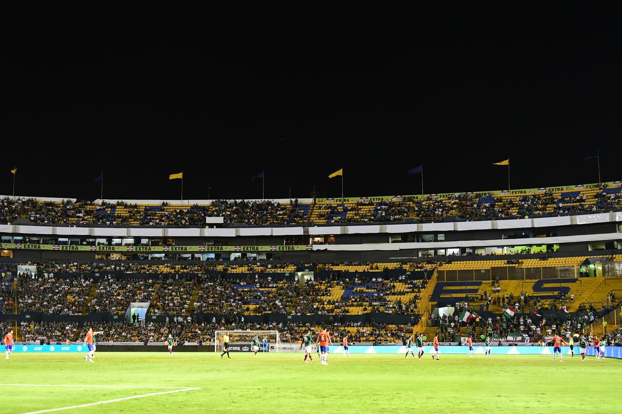 Foto del Partido Amistoso México vs Costa Rica correspondiente a la Fecha FIFA Realizado en el estadio Universitario en Monterrey Nuevo León En la Foto: