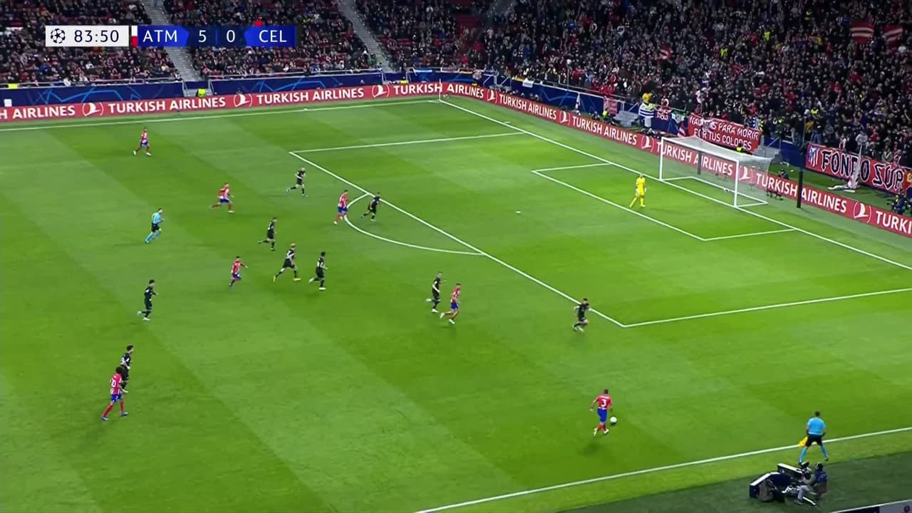 ¡GOL!  anota para Atlético de Madrid. Saúl Ñíguez