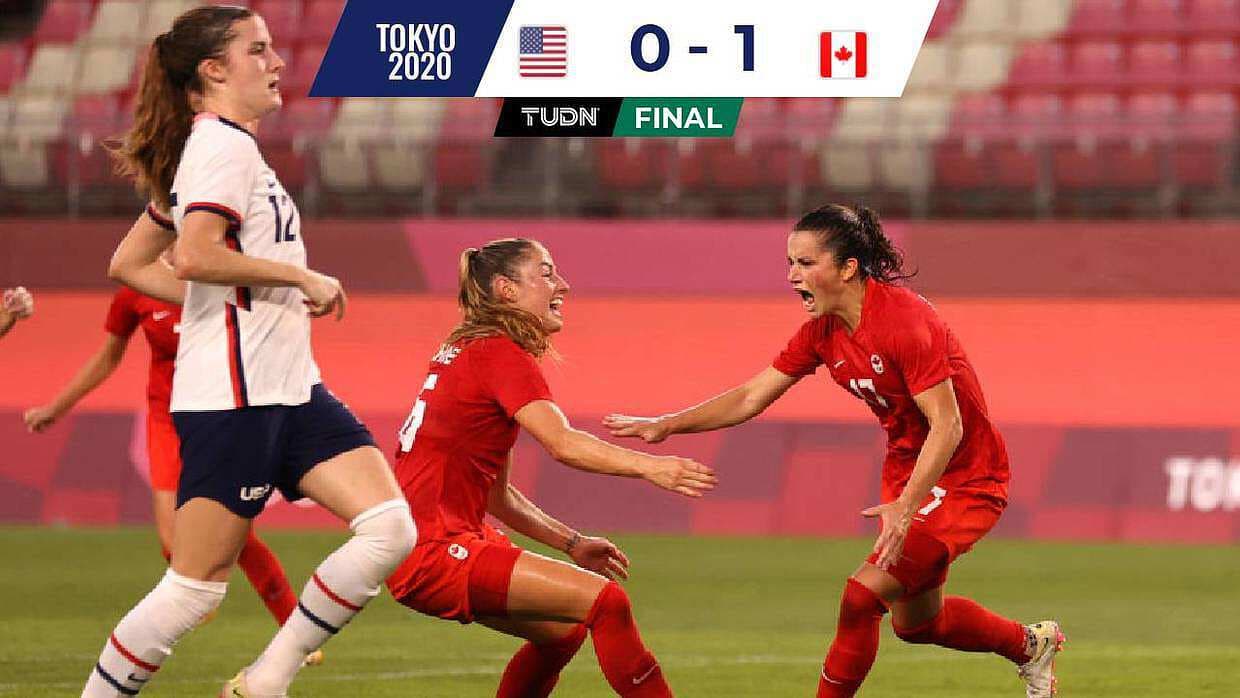 Canadá sorprende a EEUU y avanza a la Final de futbol femenino