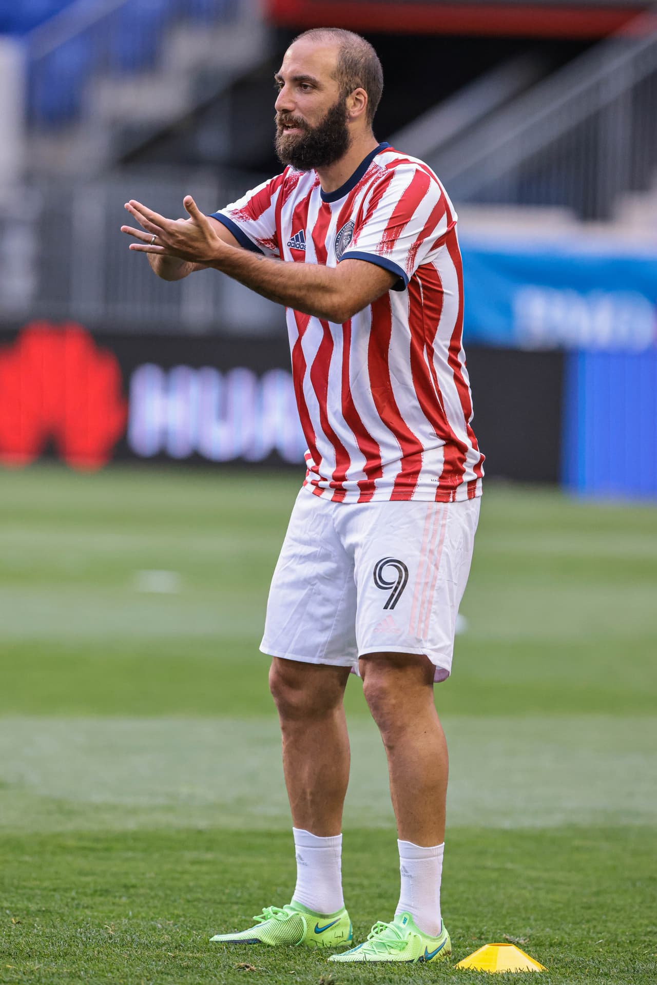 Gonzalo Higuaín entró en la segunda mitad del partido.
<br>