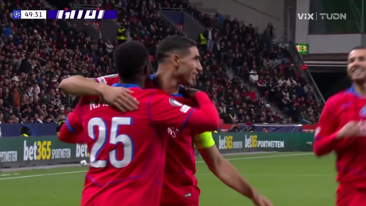 ¡RÁPIDO Y LETAL! Nuno Mendes anota el quinto del PSG