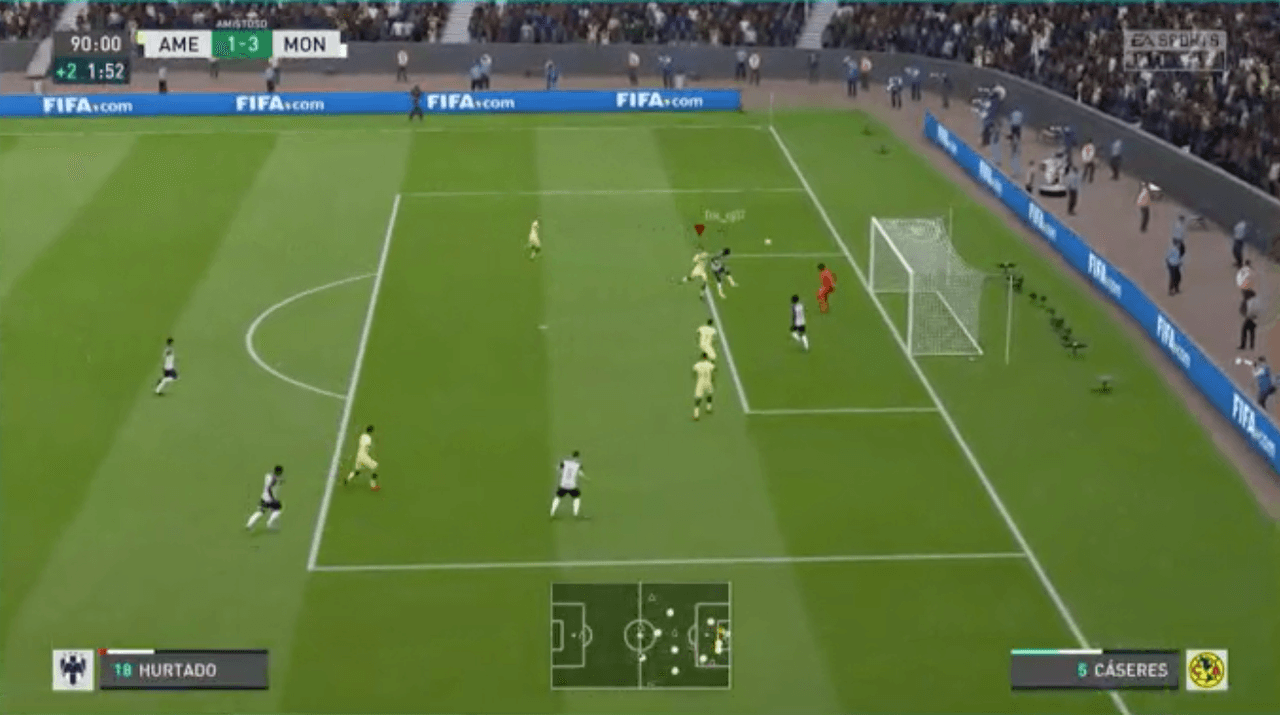 Rayados de Monterrey impuso condiciones, marcó el ritmo del juego y fue contundente ante unas Águilas del América que descuidaron la zona defensiva.