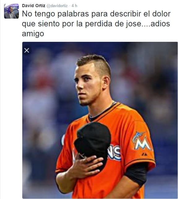 Varios protagonistas del béisbol mundial se unieron por la muerte de José Fernández y elevaron oraciones por el descanso del cubano.