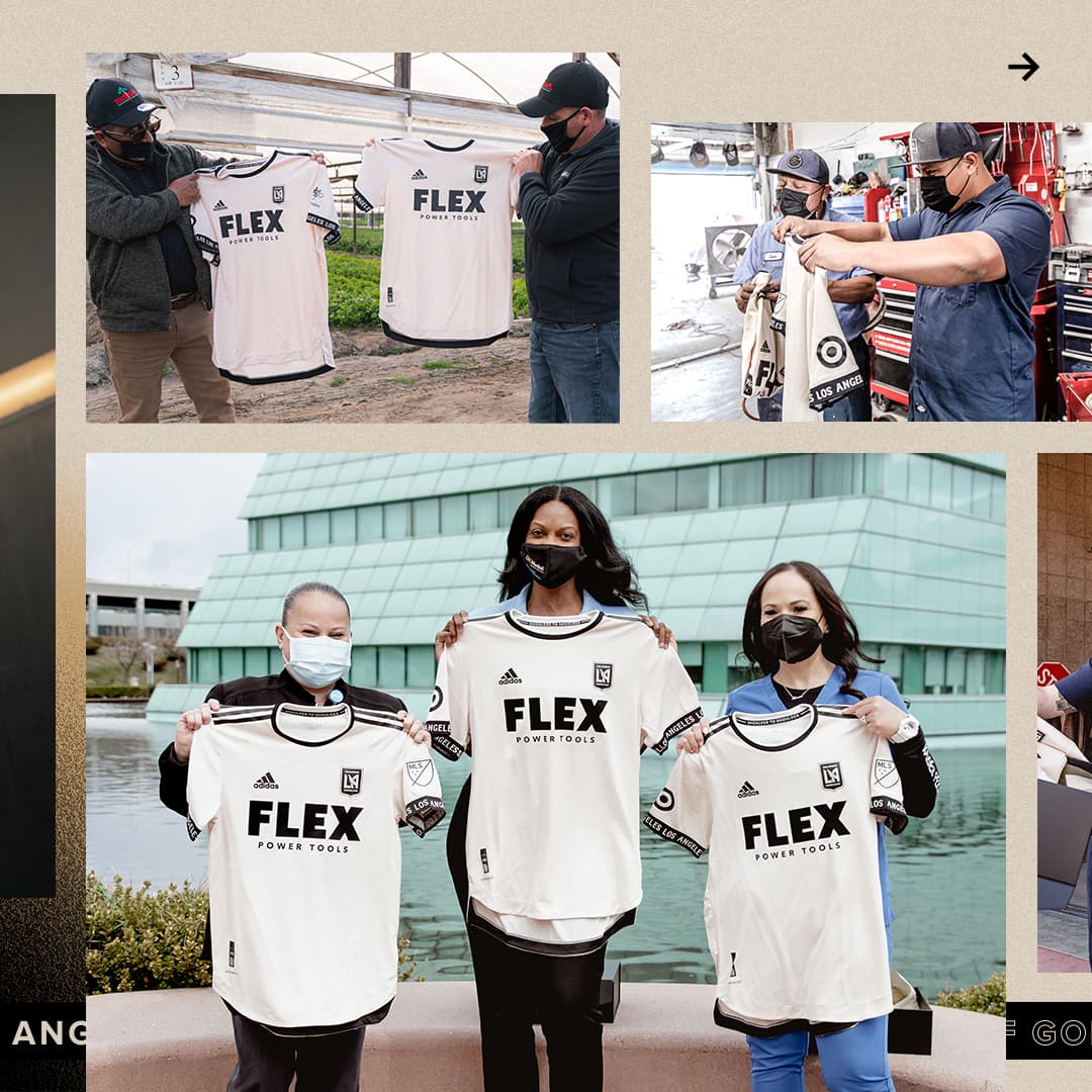 La casaca es un homenaje a la comunidad del club angelino, considerada como el corazón del equipo, y también es un tributo para aquellos que dan a los demás, brindan cuidado y a los trabajadores esenciales, que han podido estrenar sus nuevos uniformes.
<br>