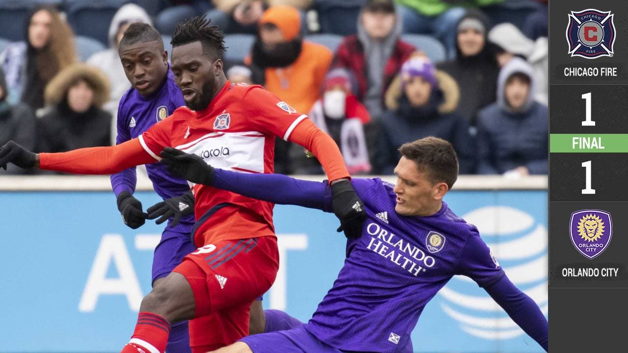 C.J. Sapong salva los muebles para el Fire ante Orlando City SC