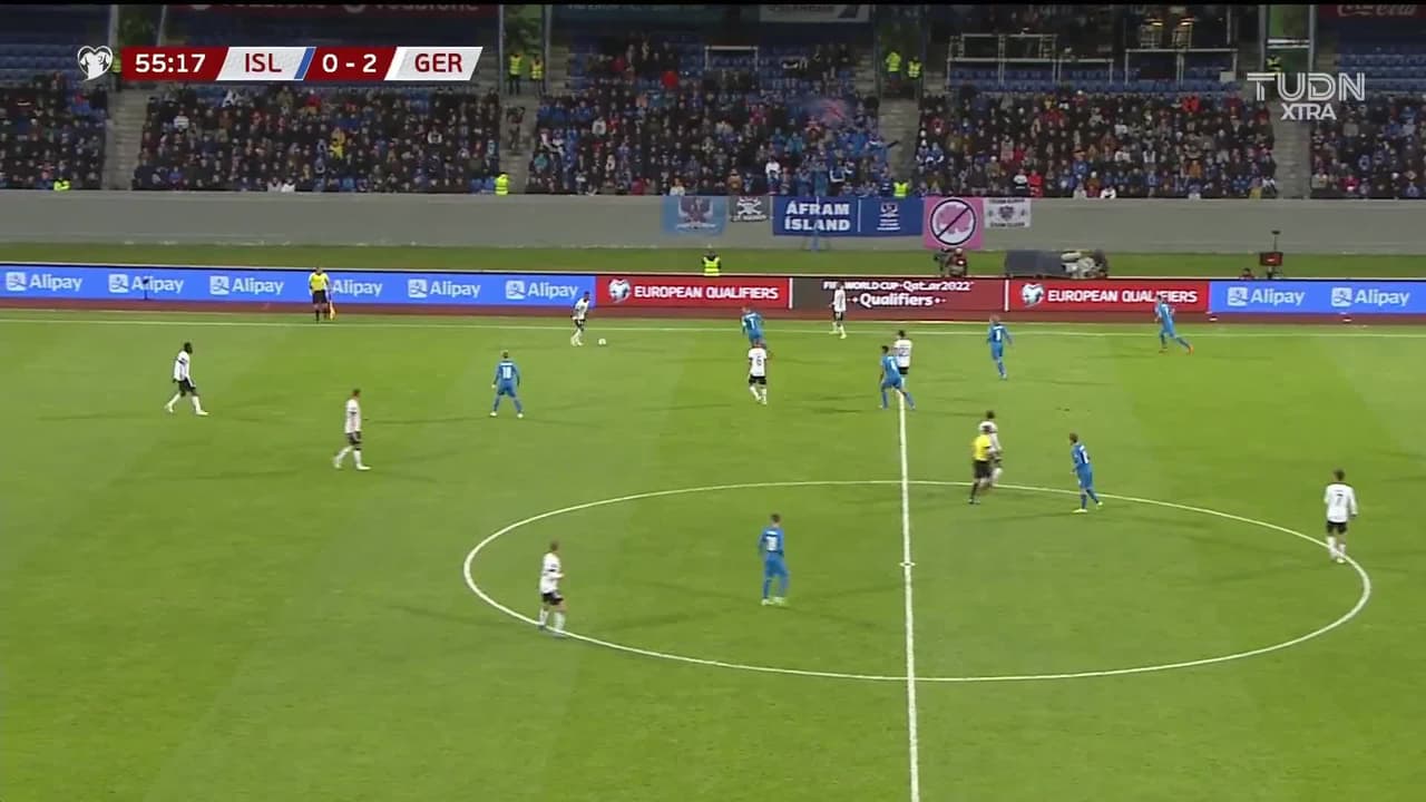 Cayó el tercero de Alemania... Sané definió de zurda y a la escuadra