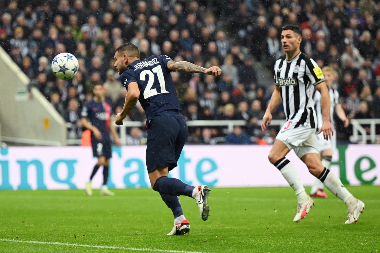 Reacciona el PSG... Lucas Hernandez puso el descuento en Newcastle