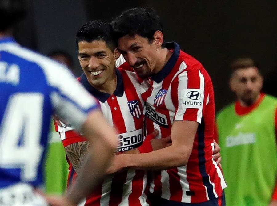 Con gol de Luis Suarez, el Atlético de Madrid se impone en el Wanda Metropolitano ante el Alavés, durante la Jornada 28 de LaLiga. El 'Pistolero' suma 19 goles en 25 partidos con los 'Colchoneros', ¡imparable!