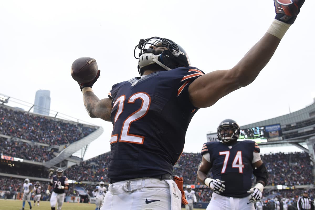Matt Forte fue una bestia para los Bears y como resultado es reconocido en la lista del "Top 100 Jugadores del 2015".