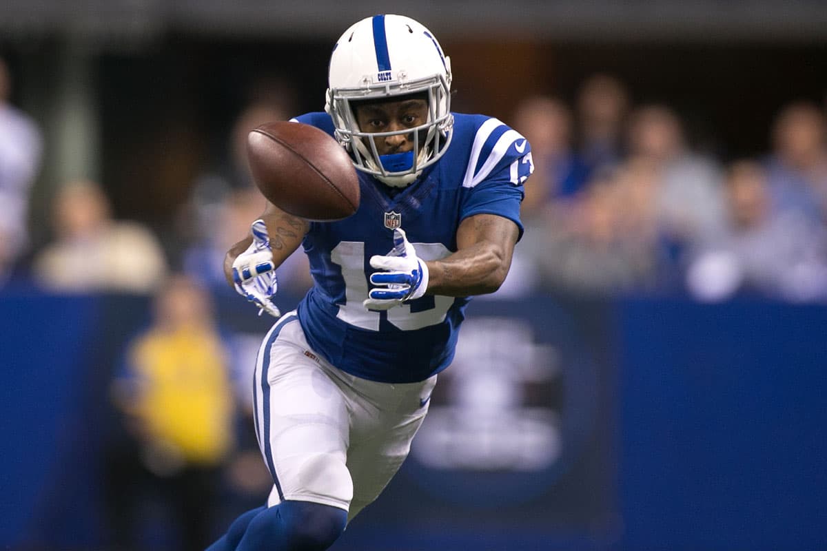 #3 T.Y. Hilton, Indianapolis Colts: De esbelta figura y gran explosividad, Hilton posee una caja de herramientas más completa de la NFL. Hilton es un gran corredor de rutas y sabe en qué momento pisar el acelerador para escapar de la cobertura en las rutas verticales (AP-NFL).
