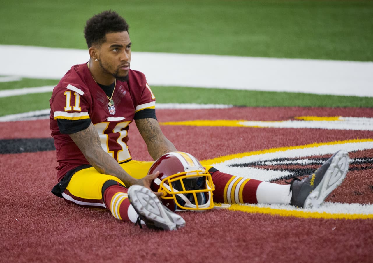 #1 DeSean Jackson, Washington Redskins: Digan lo que quieran sobre la extravagancia de Jackson, pero no se puede negar su impacto como amenaza en lo profundo (AP-NFL).
