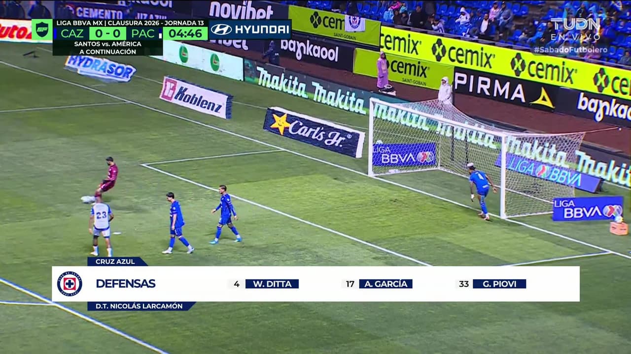 ¡GOL!  anota para Pachuca. Kenedy