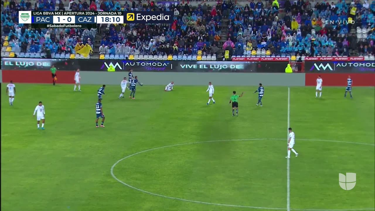 ¡TIRO ATAJADO! disparo por Luis Romo.