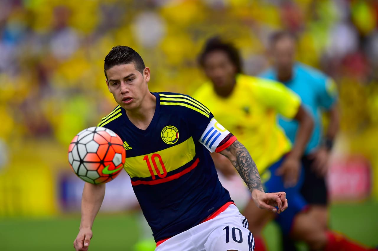 James Rodríguez, la gran figura de Colombia, participó en los dos goles siendo figura con gol y asistencia.