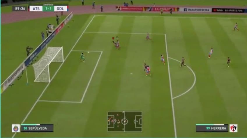 Fernando Beltrán se puso las ìlas en el segundo tiempo y consiguió el gol del empate para dividir los puntos.