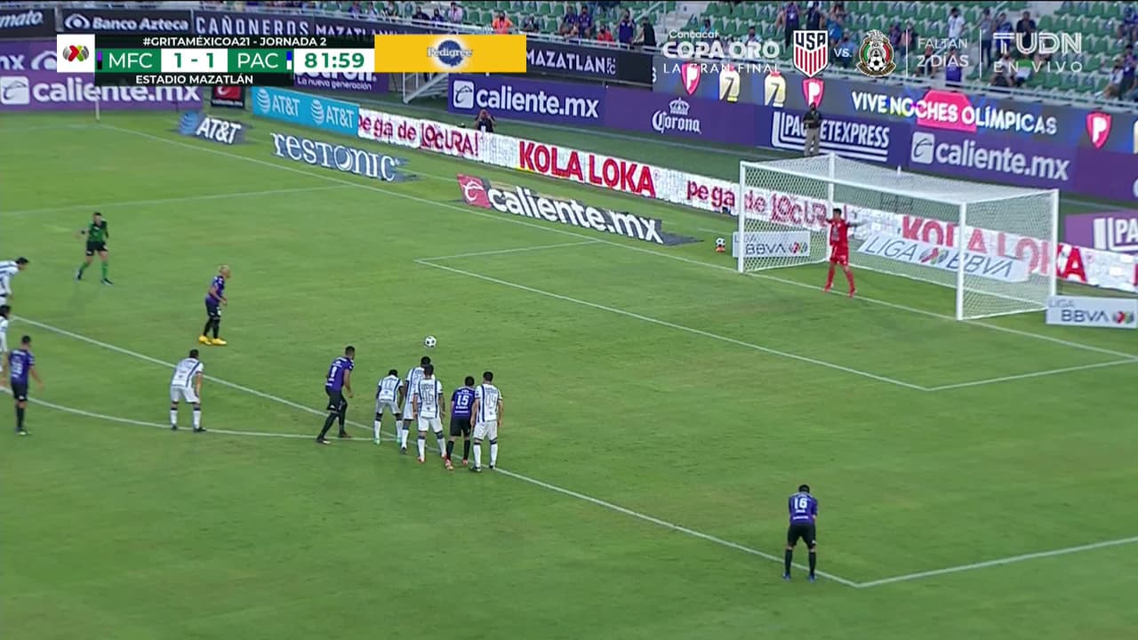 ¡GOL!  anota para Mazatlán FC. Camilo Sanvezzo