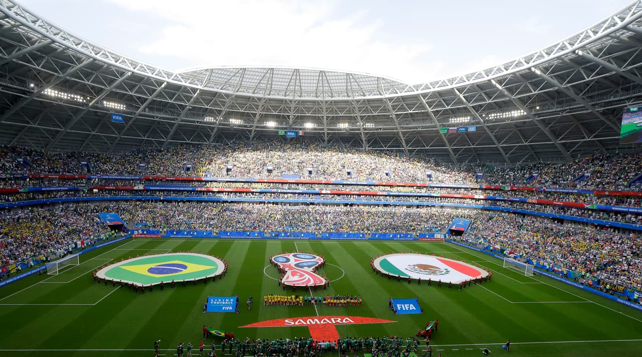 Estadio: Samara Arena | Fecha: 02/julio/2018 | Rival: Brasil |Marcador: Brasil 2-0 México | Mundial Rusia 2018