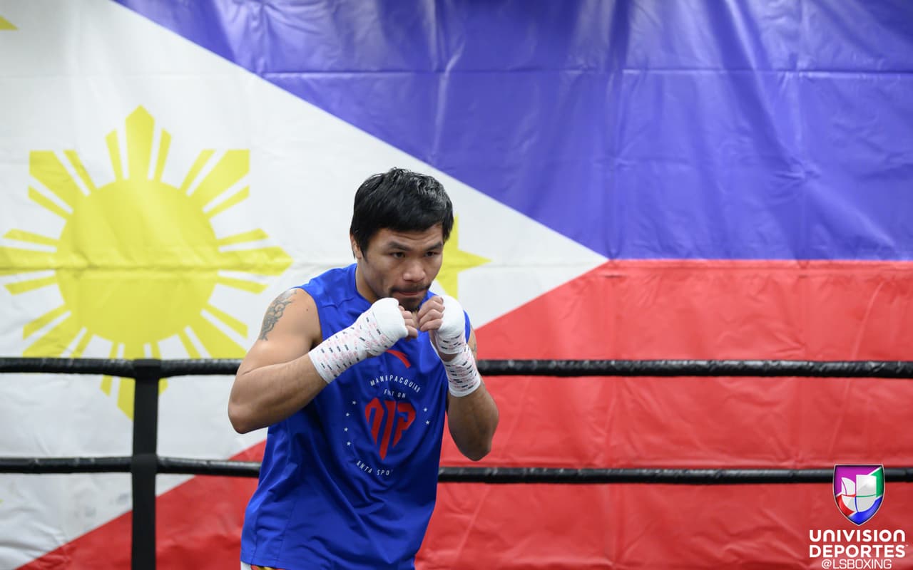 Manny Pacquiao y Adrien Broner se enfrentarán el sábado 19 de enero en el MGM Grand de Las Vegas por la faja AMB wélter del filipino.