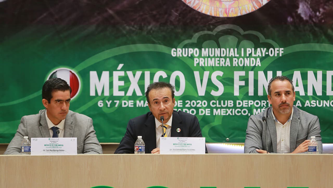 Presentan serie Copa Davis entre México y Finlandia