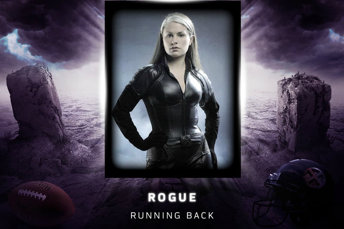 Rogue - Corredor: Denle a Rogue la bola, y en el momento en que se encamine a la zona de anotación será más rápida y fuerte.