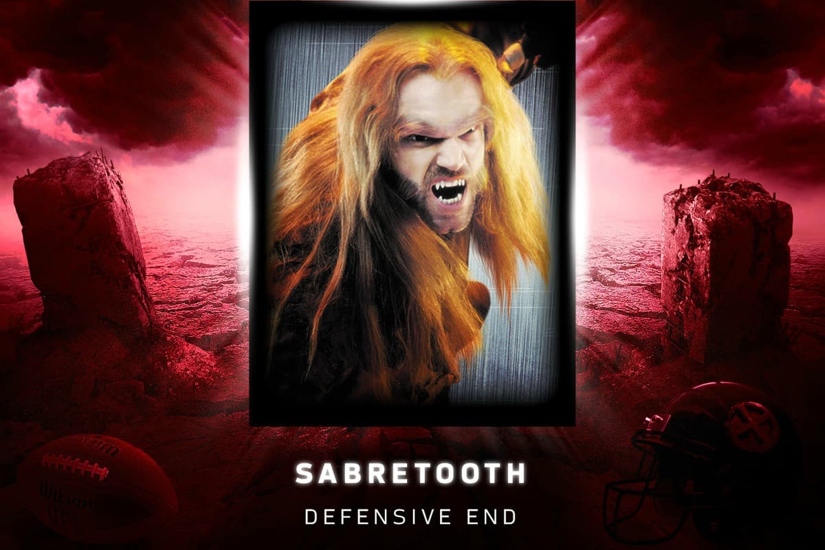 Dientes de Sable – Ala defensiva: Un pass rusher implacable que atravesará la línea ofensiva sin remordimientos.