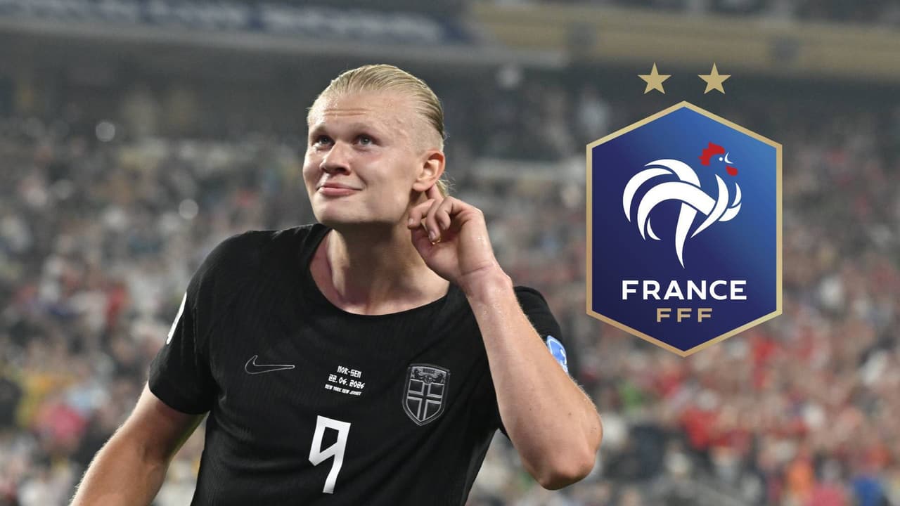 Erling Haaland, goleador de Noruega, vislumbra una derrota contra Francia de Kylian Mbappé