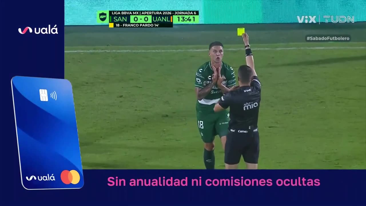 ¡Ojo ahí! Lainez quiere jugar rápido el balón y Pardo le deja recuerdito