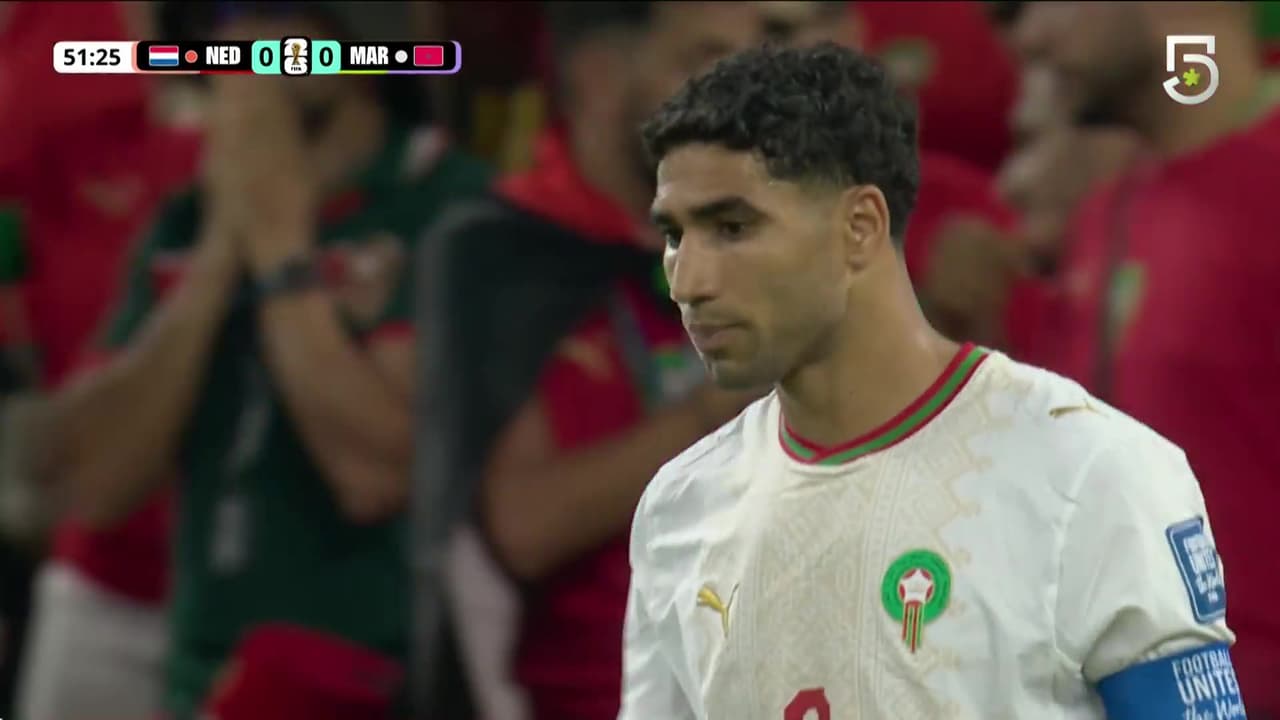 ¡Hakimi revienta el arco de Países Bajos y casi hace el gol del Mundial 2026!
