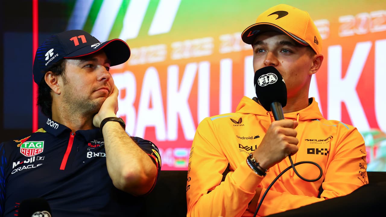 Buena noticia para Checo: Norris rechaza a Red Bull