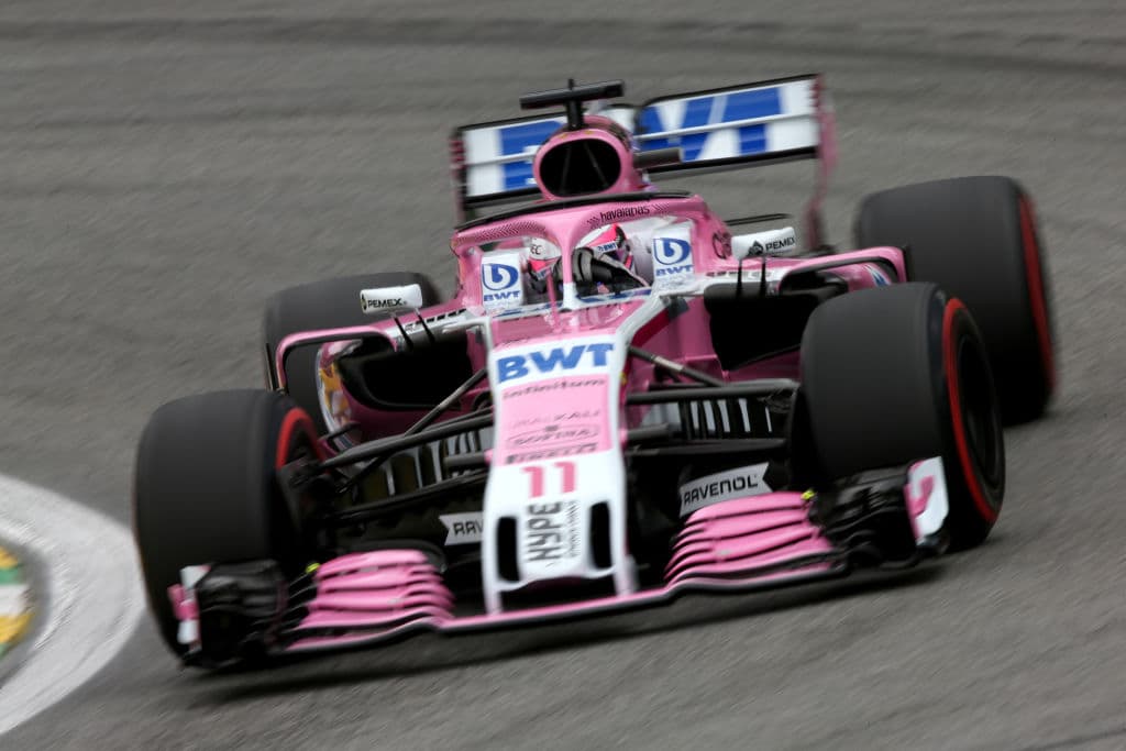 El mexicano Sergio 'Checo' Pérez saldrá en la casilla 12 luego de su vuelta con 1:08.741.