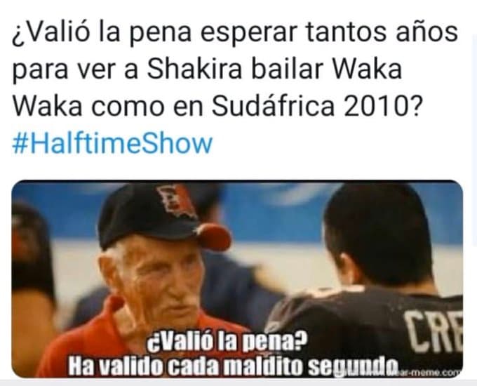 Shakira y Jennifer López protagonizan el show de medio tiempo y los memes no perdonan su actuación.