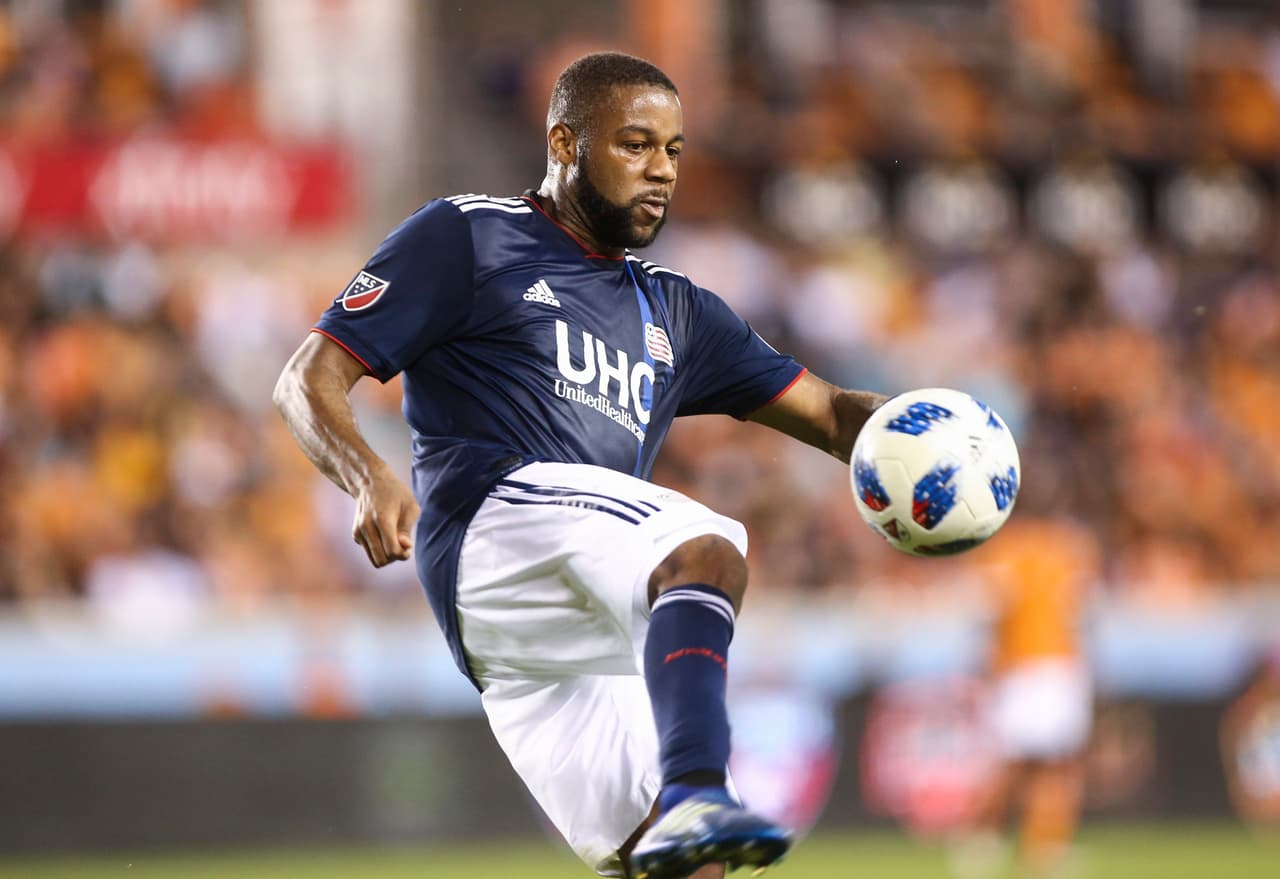New England Revolution arrasó a Montréal Impact, al que goleó por 4-0. El defensor Andrew Farrell anotó un tanto en ese partido. (USA Today Images)