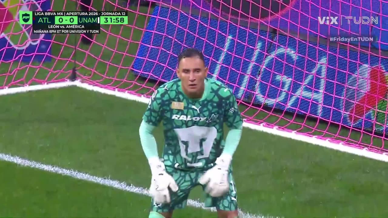 ¡Otra vez Navas! Segunda oportunidad clara de Atlante