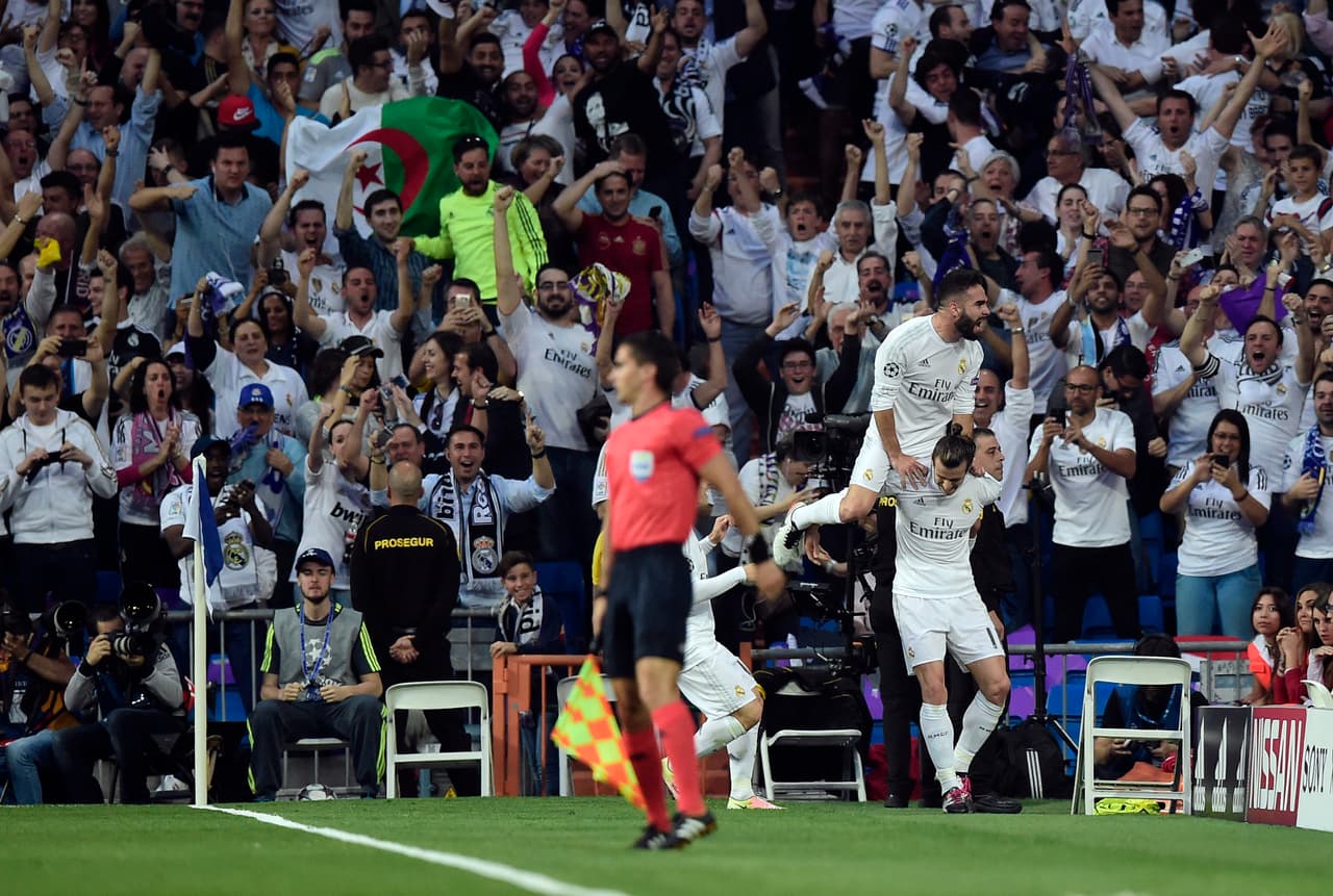 La fiesta merengue era absoluta pues prácticamente apenas comenzaba el partido, y la postura del City dejaba mucho que desear y hacía pensar en la goleada.