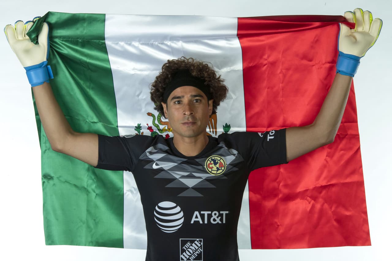 GUILLERMO OCHOA during the América team session during the Torneo Apertura 2019 of the Liga BBVA MX, at Coapa Facilities, on August 16, 2019. 
<br>
<br> GUILLERMO OCHOA durante la sesión del Equipo América durante el Torneo Apertura 2019 de la Liga BBVA MX, en las Instalaciones de Coapa, el 16 de Agosto de 2019.