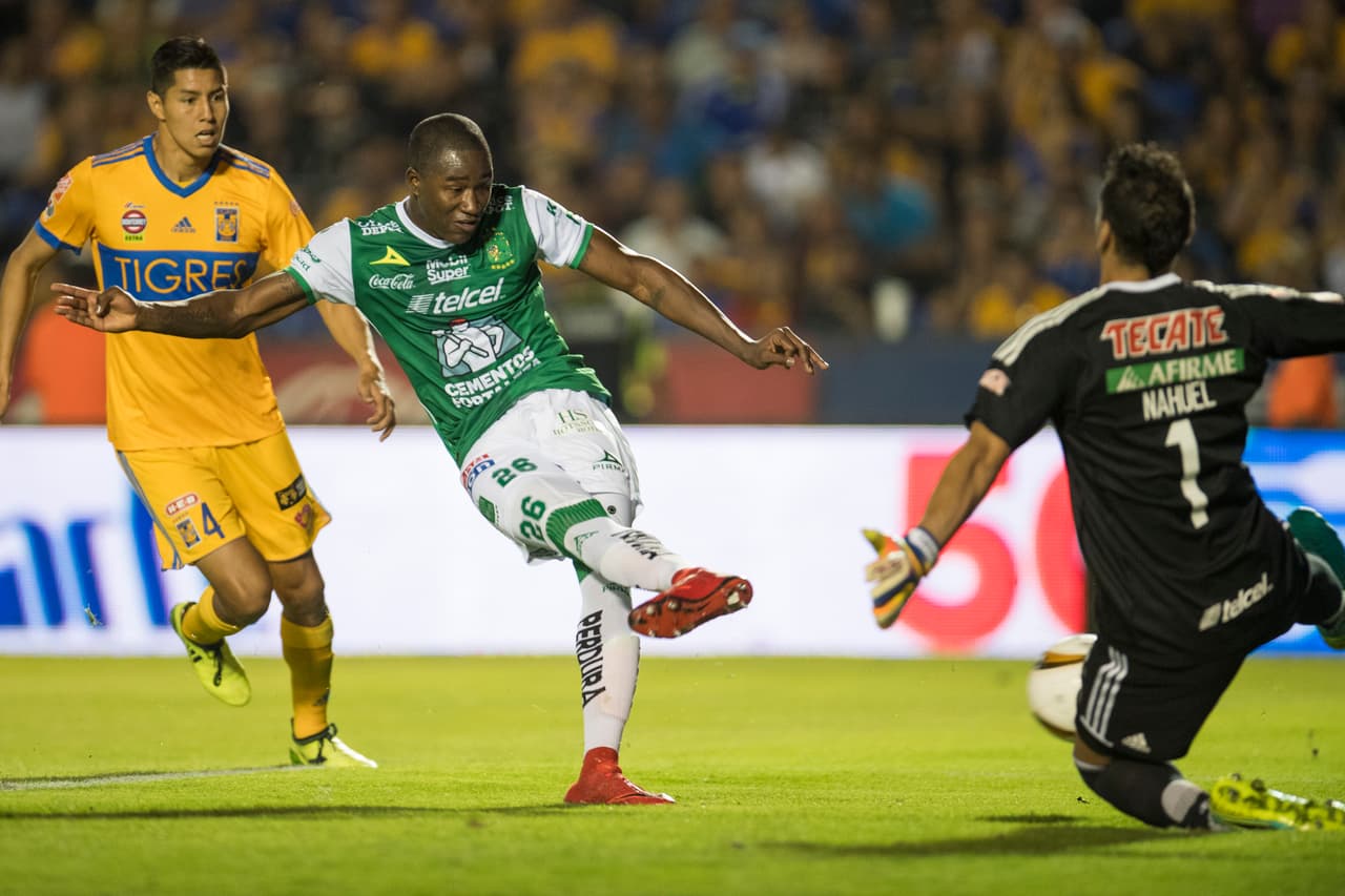 El empate de León llegó al minuto 24 por conducto de Andrés Felipe Mosquera.
