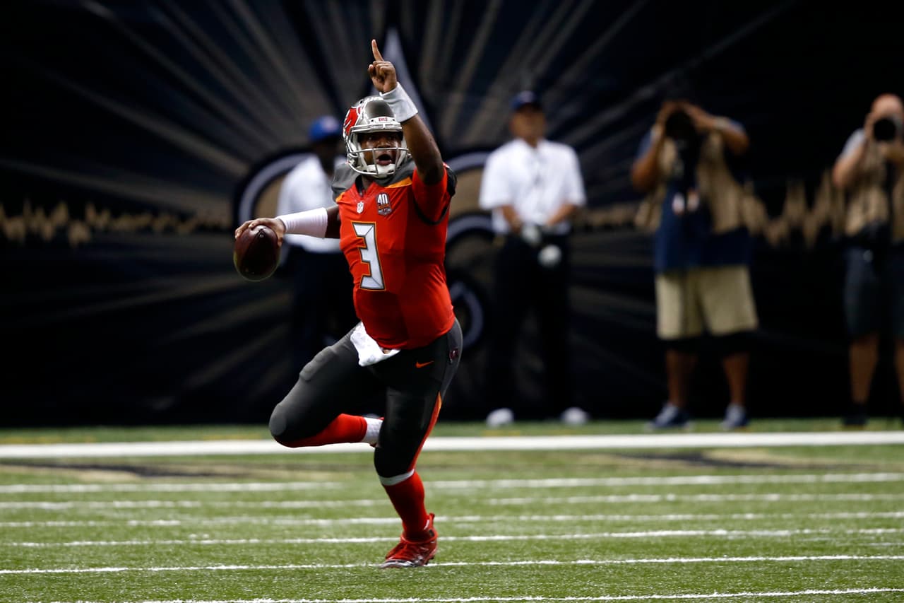 Winston, que ganó el Trofeo Heisman en 2013, guió a los Buccaneers a la victoria por 26-19 en New Orleans. Manziel, que recibió el Trofeo Heisman en 2012, llevó a los Browns al triunfo por 28-14 sobre Tennessee. (Foto: AP-NFL).