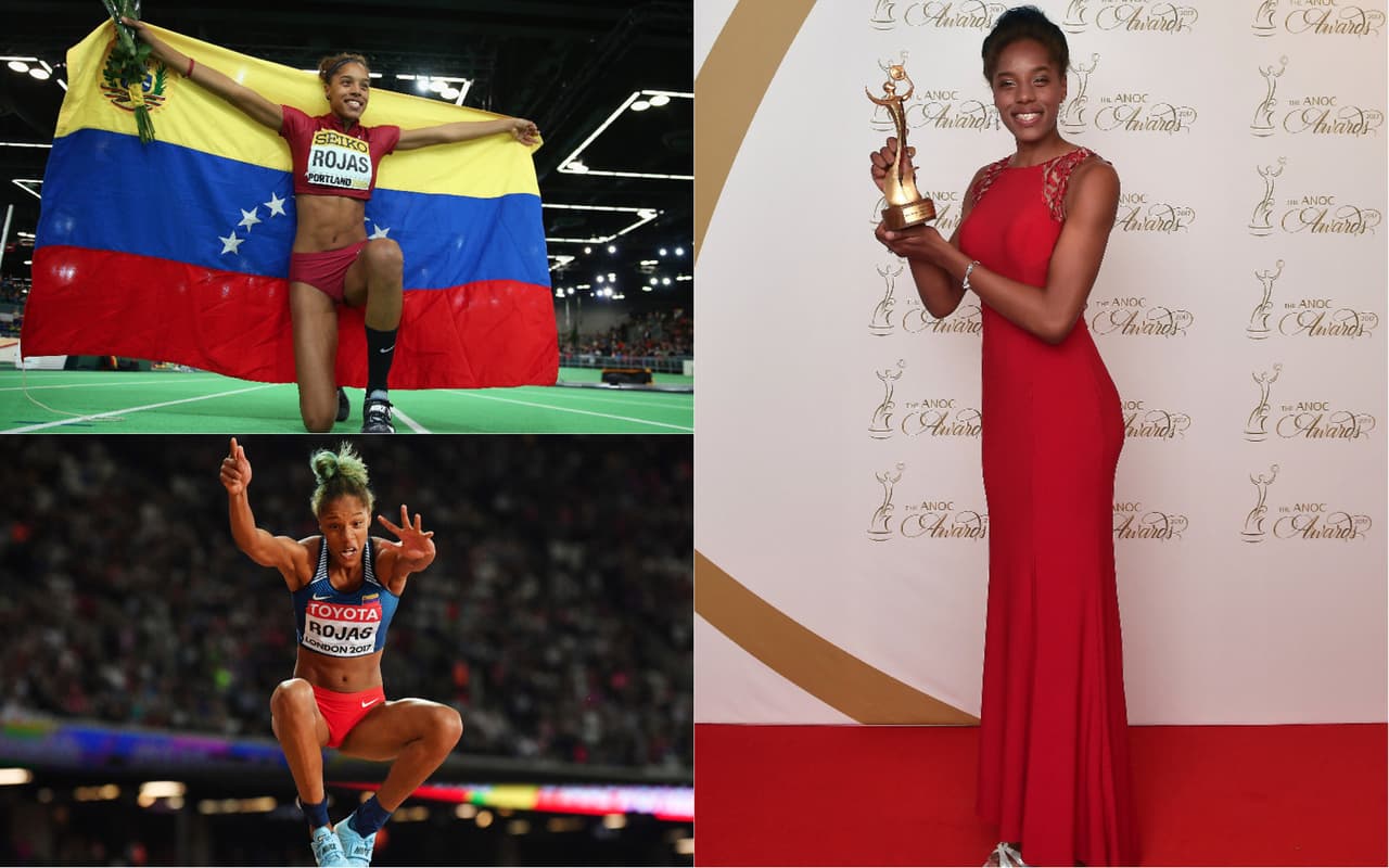 La venezolana Yulimar Rojas obtuvo plata en Río 2016, pero fue en 2017 donde estalló como la mejor del salto triple mundial y se confirmó como una reina mundial del atletismo con su belleza y talento.