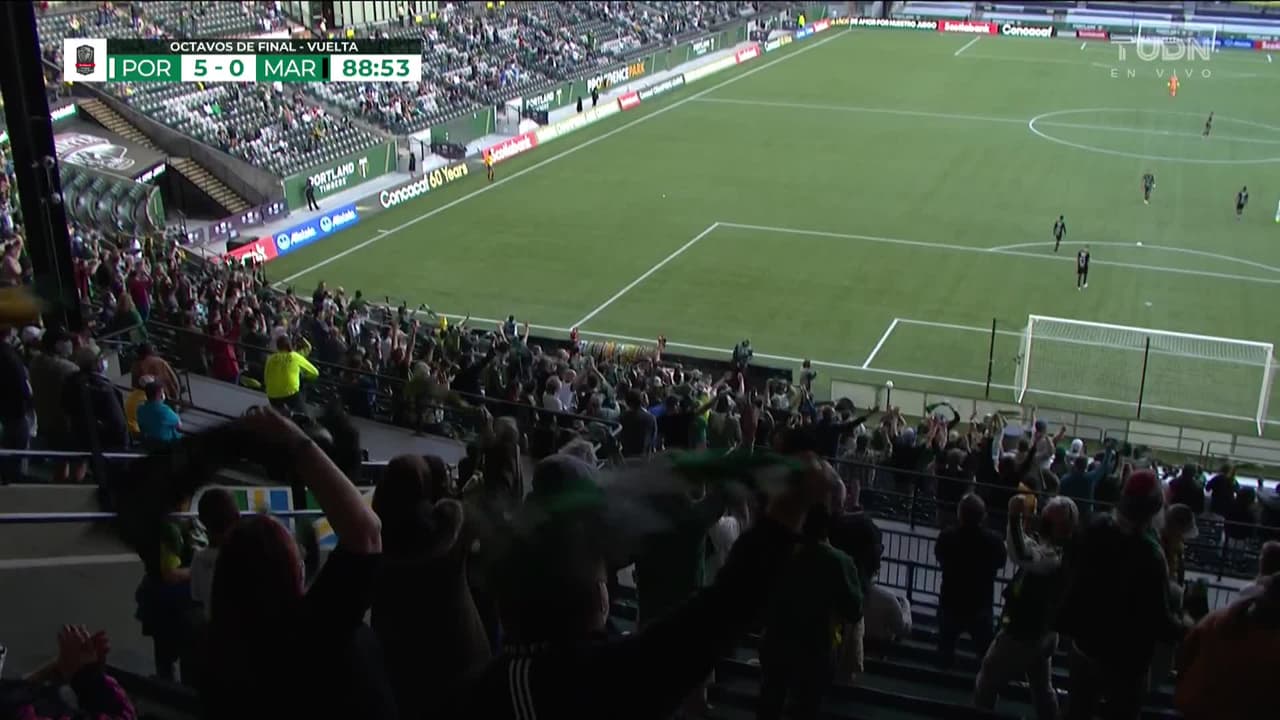 ¡GOL!  anota para Portland Timbers CF. Marvin Loría