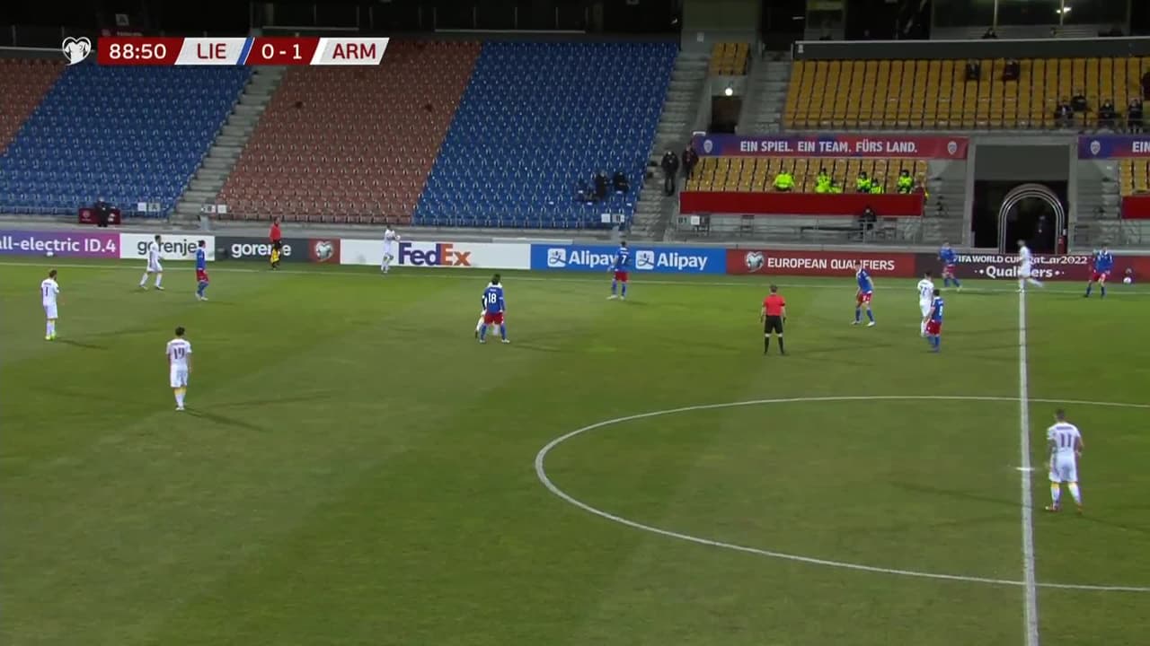 ¡TIRO ATAJADO! disparo por Sargis Adamyan.