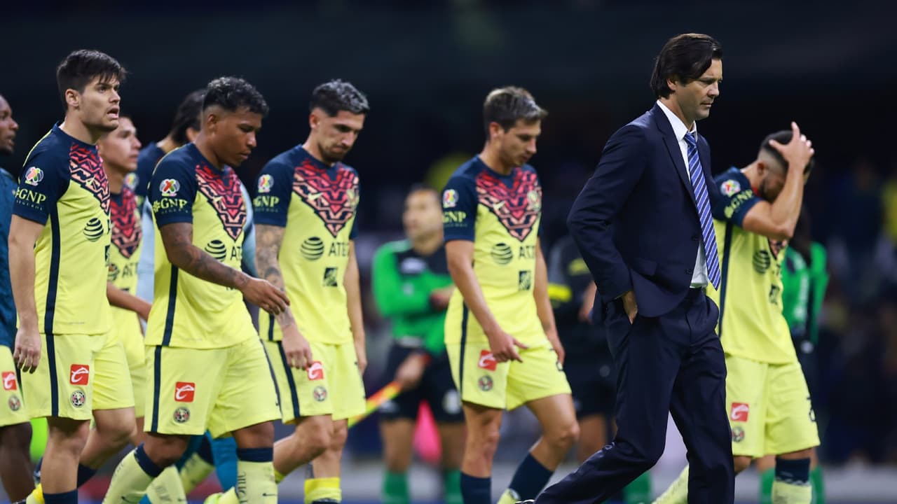 Santiago Solari y el América ha caído en mala racha en la Liga MX.