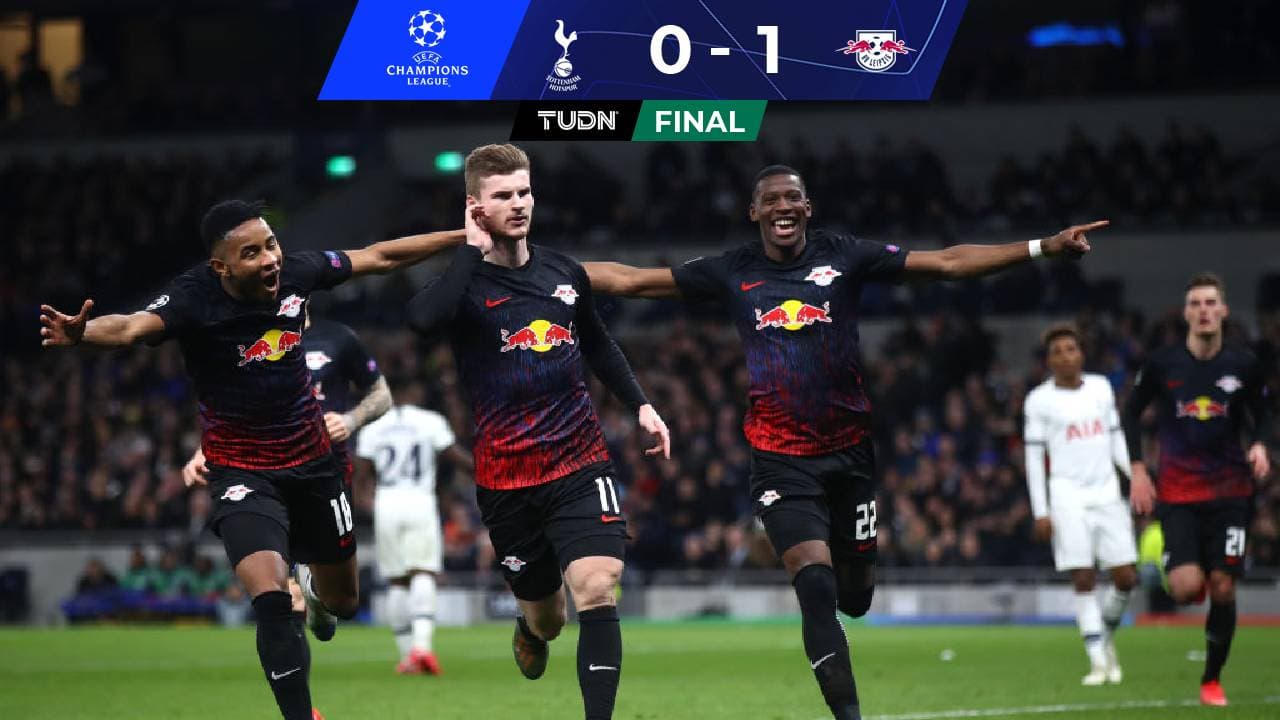 Leipzig derrota al Tottenham y se lleva un gran botín de Londres