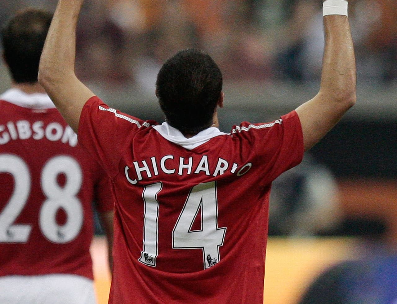 La historia gloriosa del 'Chicharito' con el Manchester United comenzó muy pronto, en su primer juego en el All-Star Game de la MLS cuando marcó su primer gol.