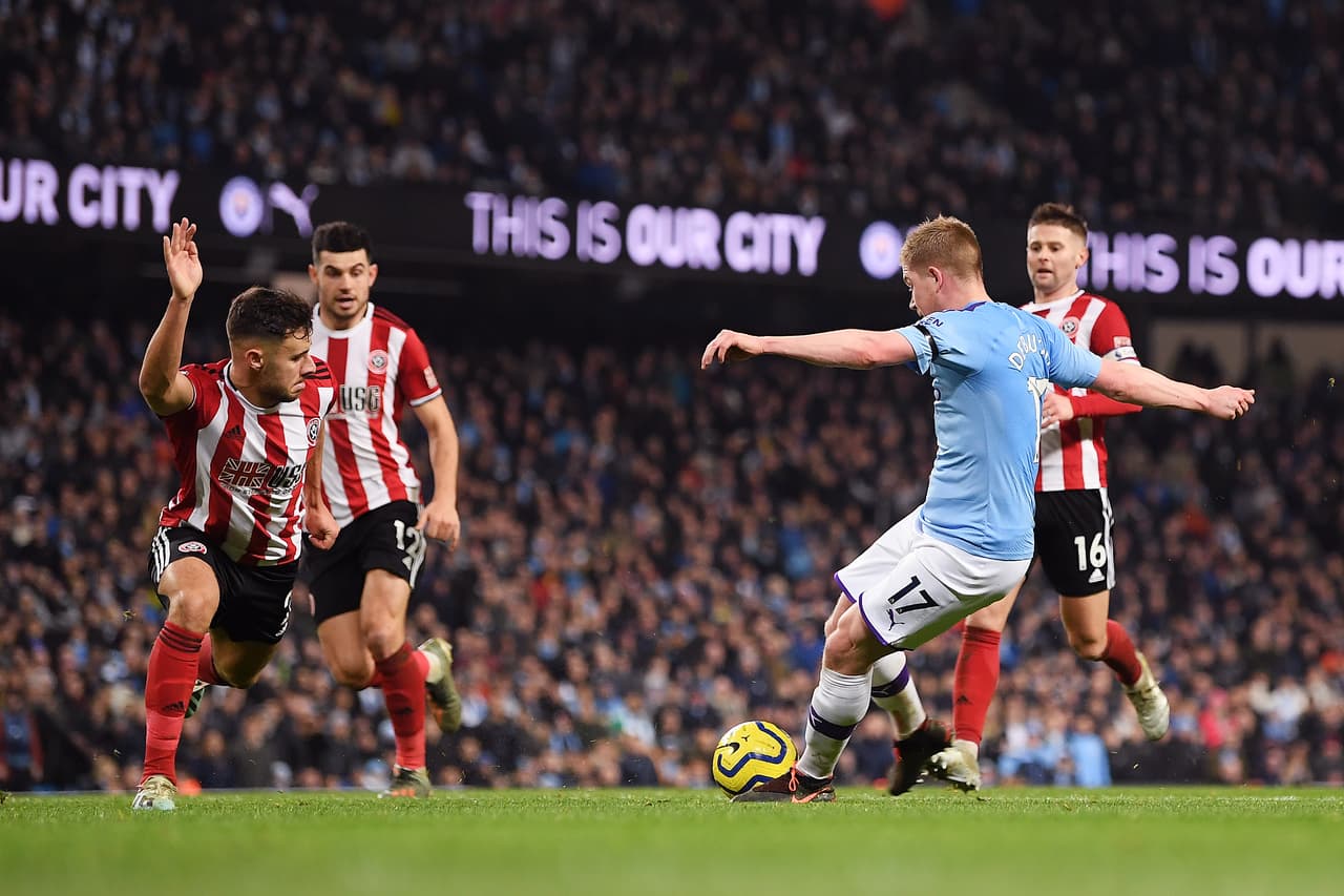 Sergio Agüero (52') y Kevin de Bruyne (82') marcaron para los Citizens en lo que representó su décimo tercer triunfo en la temporada 2019-2020 de la Premier League.