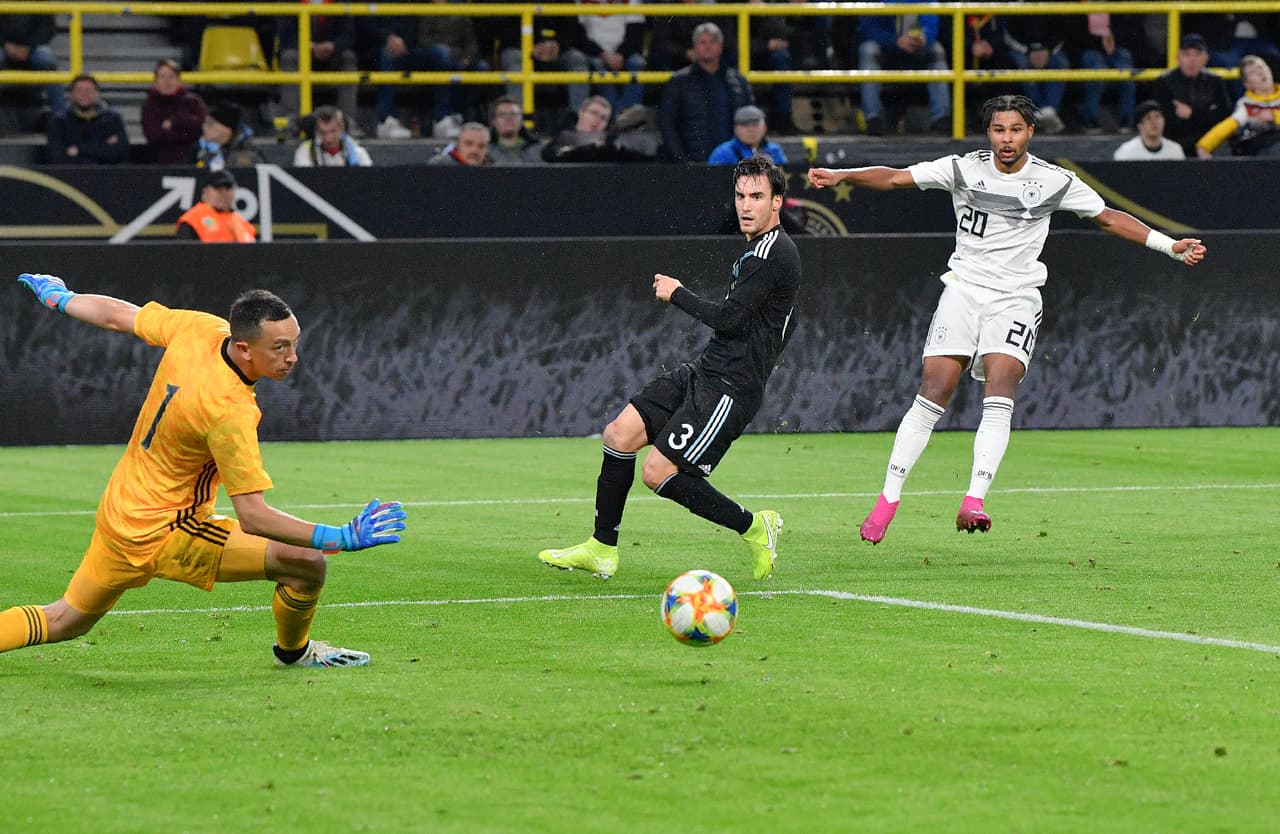 Alemania 2-2 Argentina. Goles de Gnabry y Havertz, por los alemanes; Lucas Alario y Lucas Ocampos, por la Albiceleste.