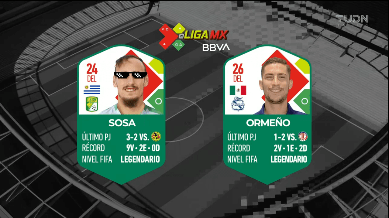 León venció a Puebla en el arranque de la Fecha 12 en la eLiga MX con actuación efectiva de Nicolás Sosa, quien marcó un solitario gol con Ángel Mena y fue suficiente para vencer a la Franja de Santiago Ormeño.