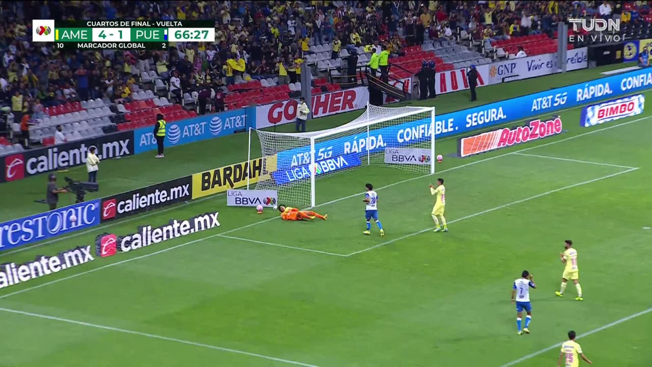 ¡TIRO ATAJADO! disparo por Federico Mancuello.