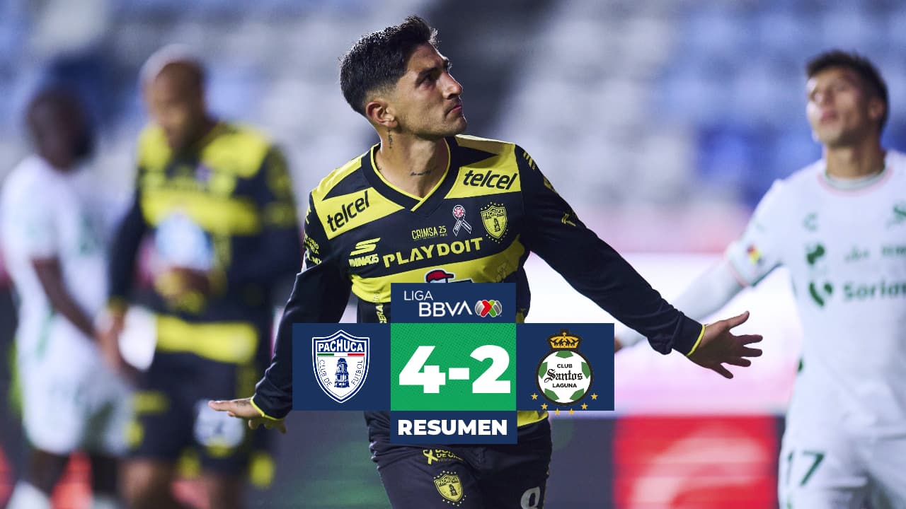 Pachua vs. Santos: Pocho Guzmán hace tres goles en la Jornada 14 del Clausura 2026